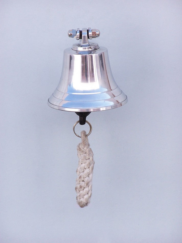 Chrome Hanging Harbor Bell 4"