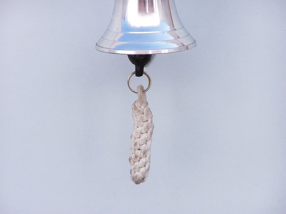 Chrome Hanging Harbor Bell 4"