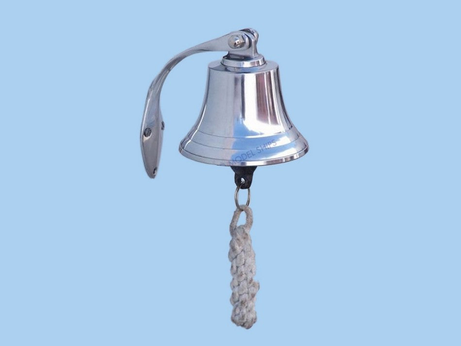 Chrome Hanging Harbor Bell 4"
