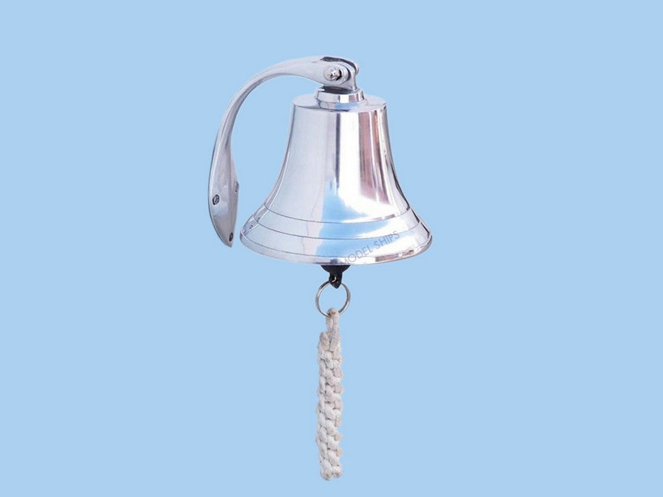 Chrome Hanging Harbor Bell 5.5"