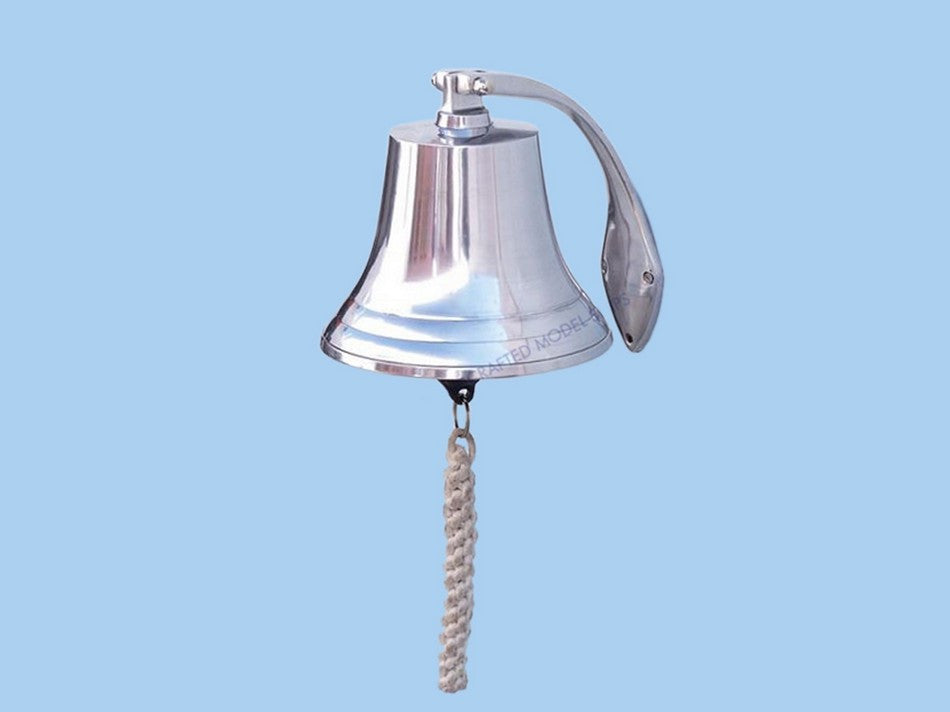 Chrome Hanging Harbor Bell 7"