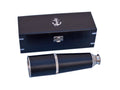 Deluxe Class Admiral's Chrome - Leather Spyglass Telescope 27" with Black Rosewood Box