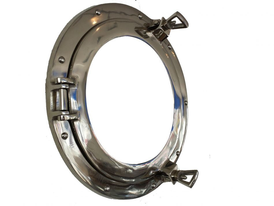 Chrome Decorative Ship Porthole Window 12"