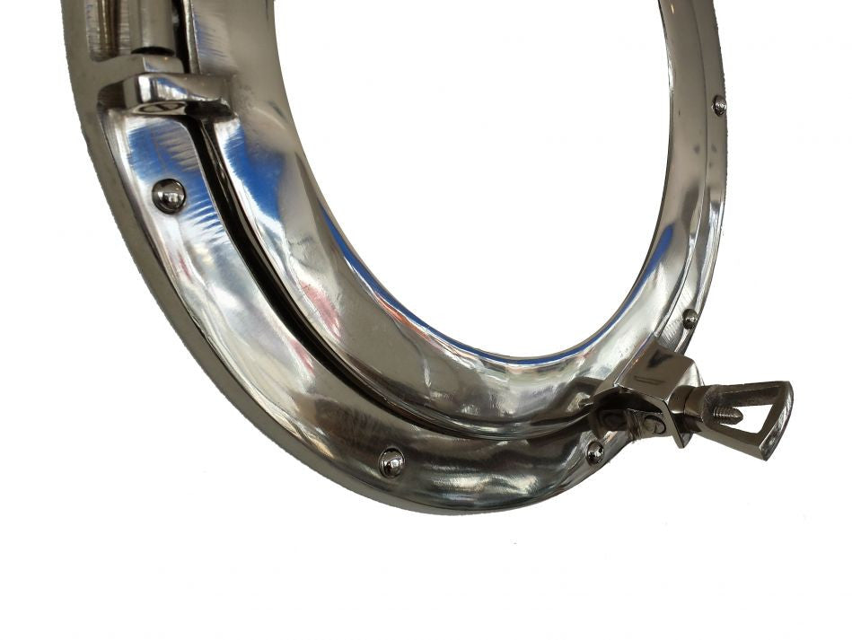 Chrome Decorative Ship Porthole Window 12"