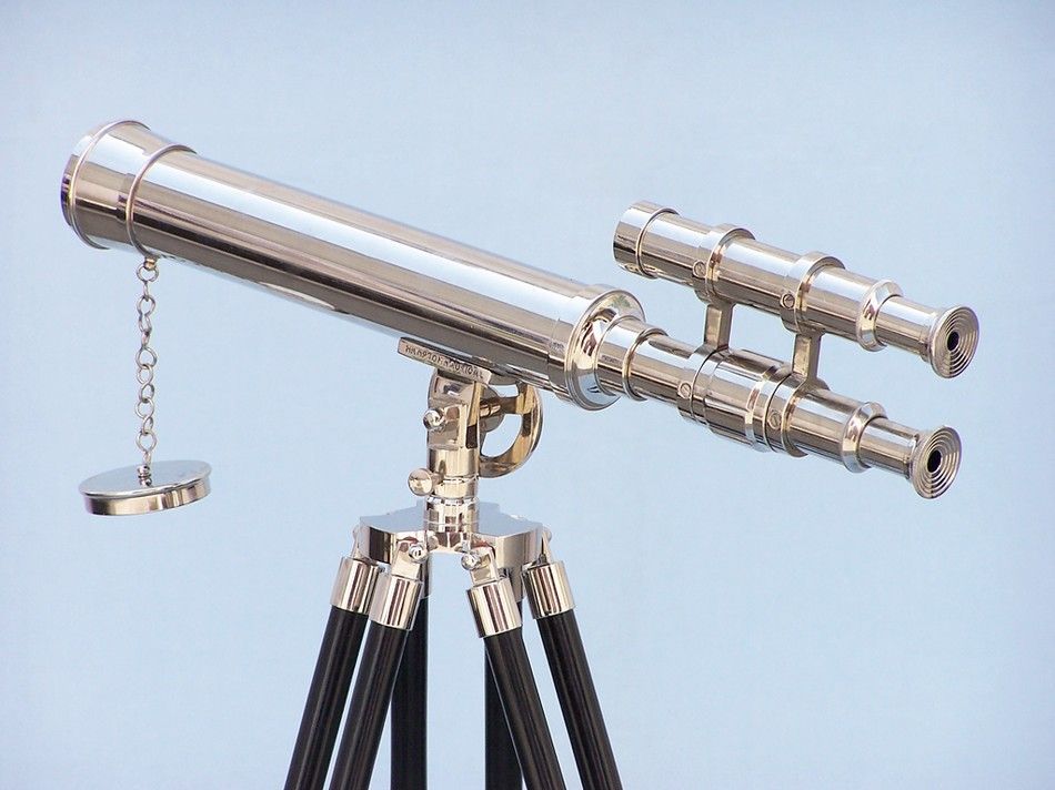 Floor Standing Chrome Griffith Astro Telescope 50"