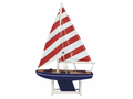 Wooden It Floats Sailors Dream Model Sailboat 12"