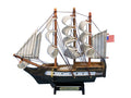 Wooden USS Constitution Tall Model Ship 7"