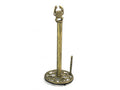 Antique Gold Cast Iron Crab Paper Towel Holder 16"