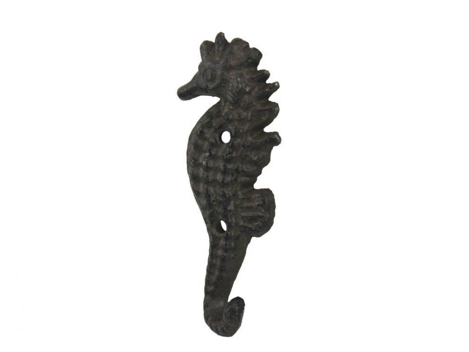 Cast Iron Seahorse Hook 5"