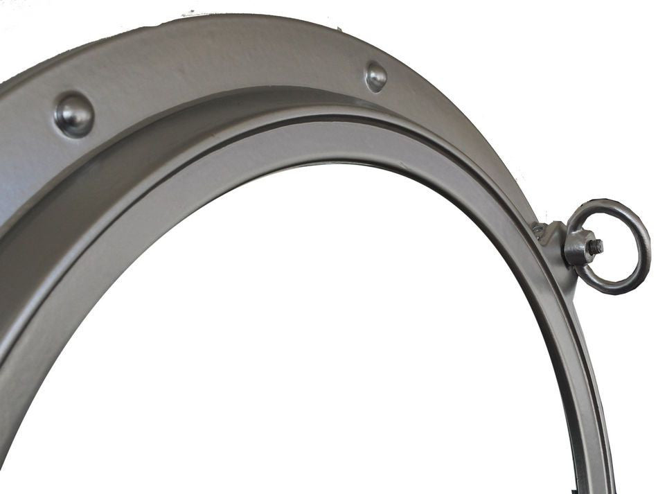 Silver Decorative Ship Porthole Window 24"