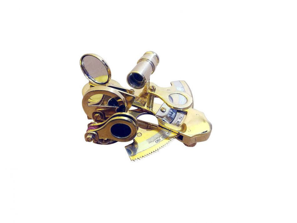 Scout's Brass Sextant 4" with Rosewood Box