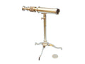 Solid Brass Telescope on Stand 17"