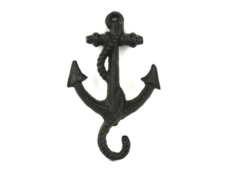 Cast Iron Anchor Hook 5"