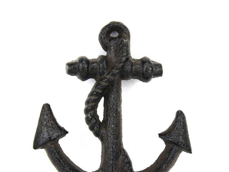 Cast Iron Anchor Hook 5"