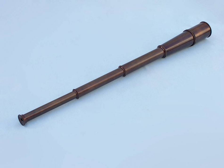 Deluxe Class Hampton Collection Bronze Spyglass With Rosewood Box 36"