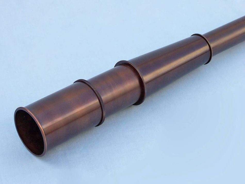 Deluxe Class Hampton Collection Bronze Spyglass With Rosewood Box 36"