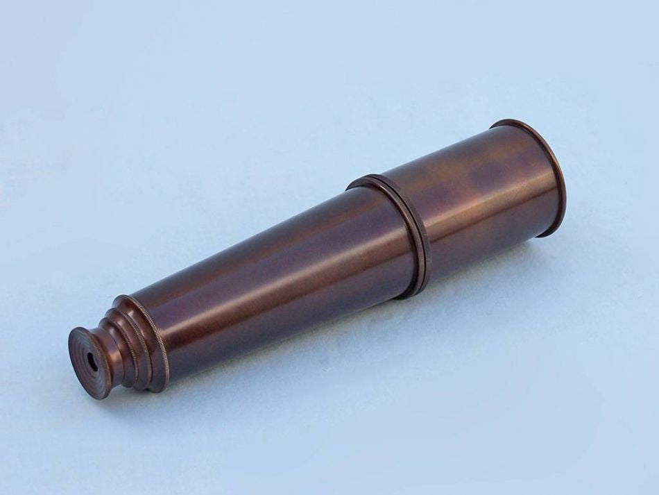 Deluxe Class Hampton Collection Bronze Spyglass With Rosewood Box 36"