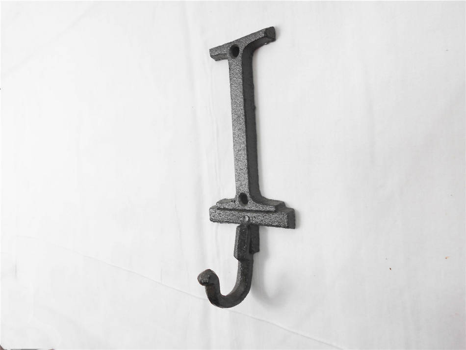 Cast Iron Letter I Alphabet Wall Hook 6"