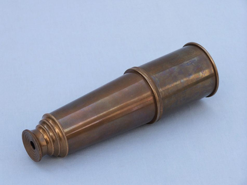 Deluxe Class Antique Brass Admiral's Spyglass Telescope 27"