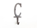 Cast Iron Letter C Alphabet Wall Hook 6"