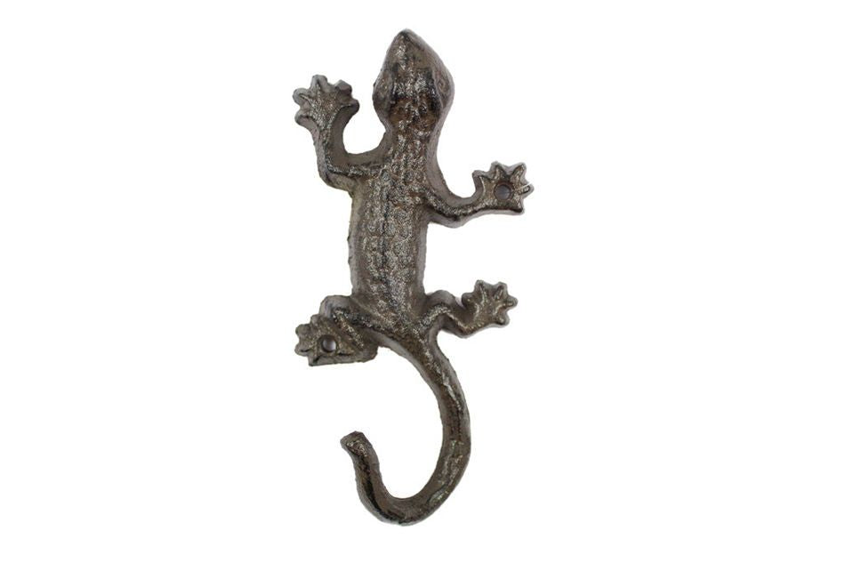 Cast Iron Lizard Hook 6"