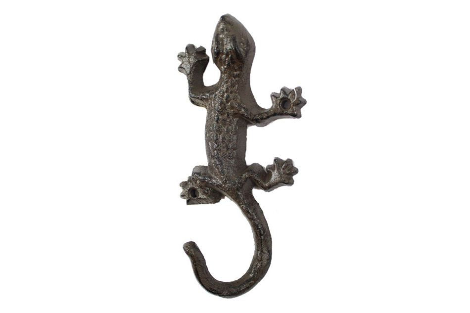 Cast Iron Lizard Hook 6"