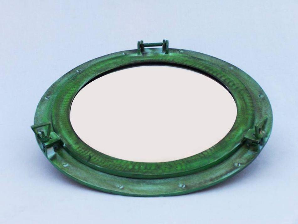 Brass Deluxe Class Titanic Shipwrecked Decorative Ship Porthole Mirror 20"