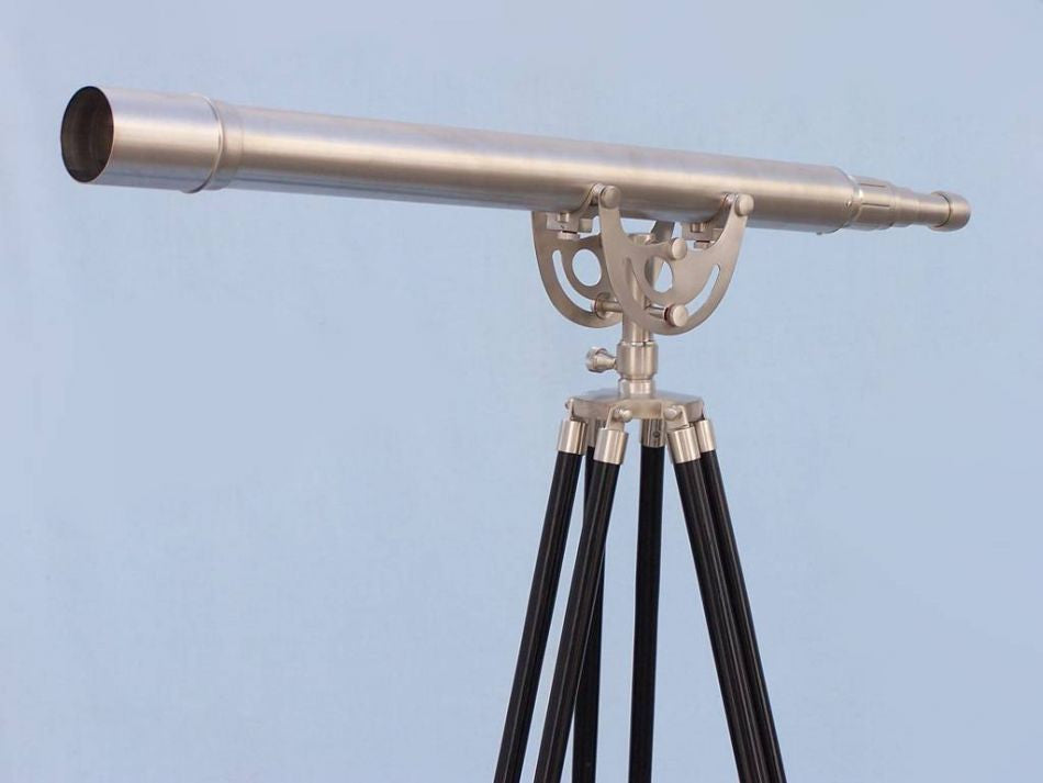 Floor Standing Brushed Nickel Anchormaster Telescope 65"