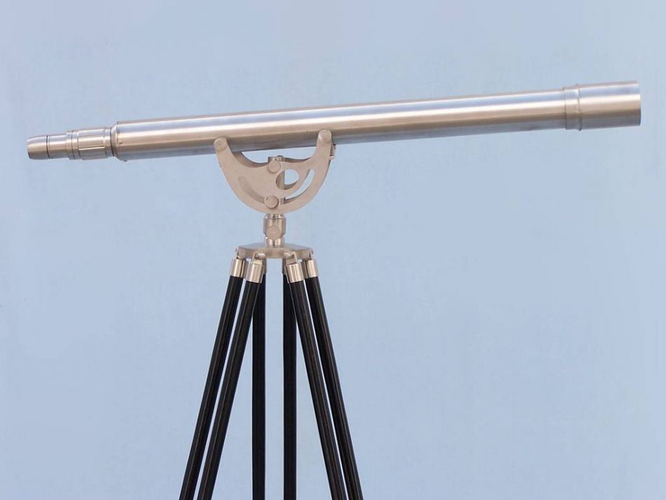 Floor Standing Brushed Nickel Anchormaster Telescope 65"