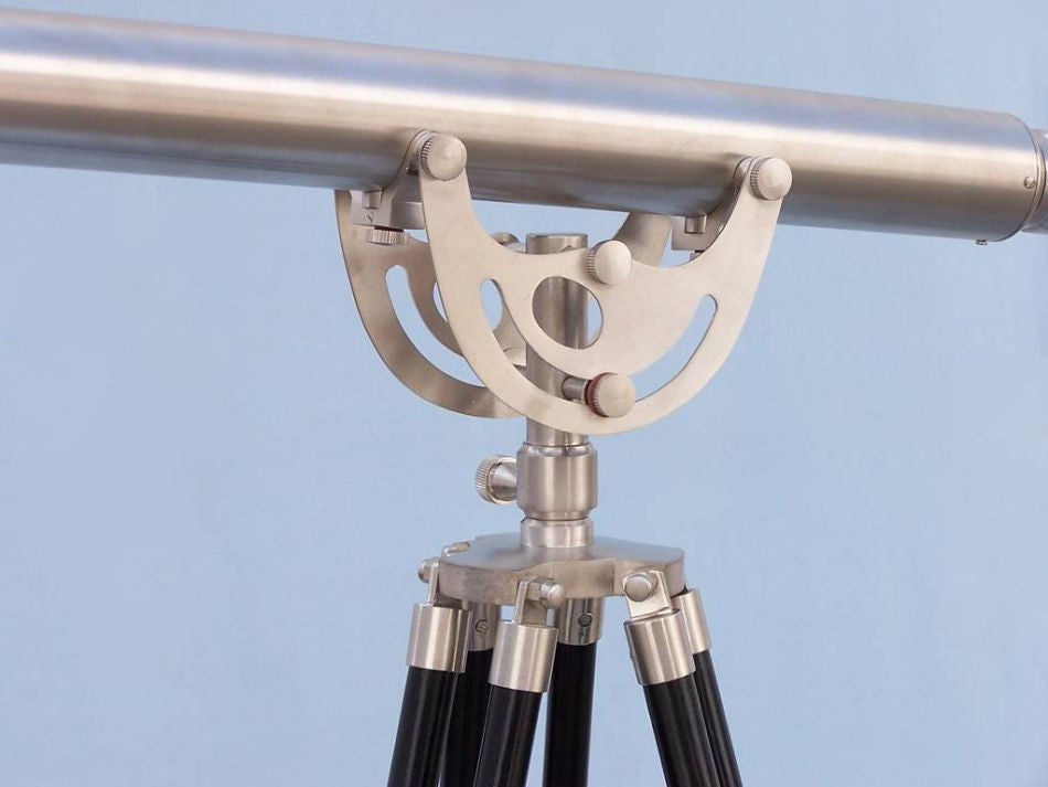 Floor Standing Brushed Nickel Anchormaster Telescope 65"
