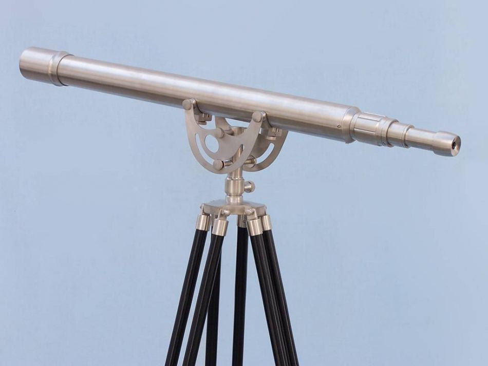 Floor Standing Brushed Nickel Anchormaster Telescope 65"