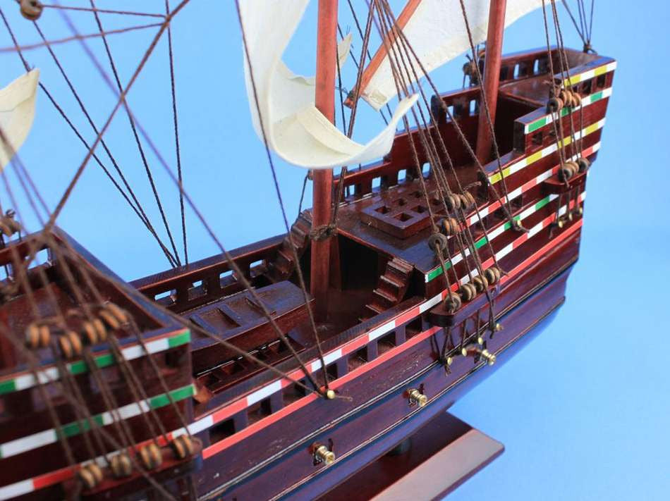Wooden Mayflower Tall Model Ship 20"