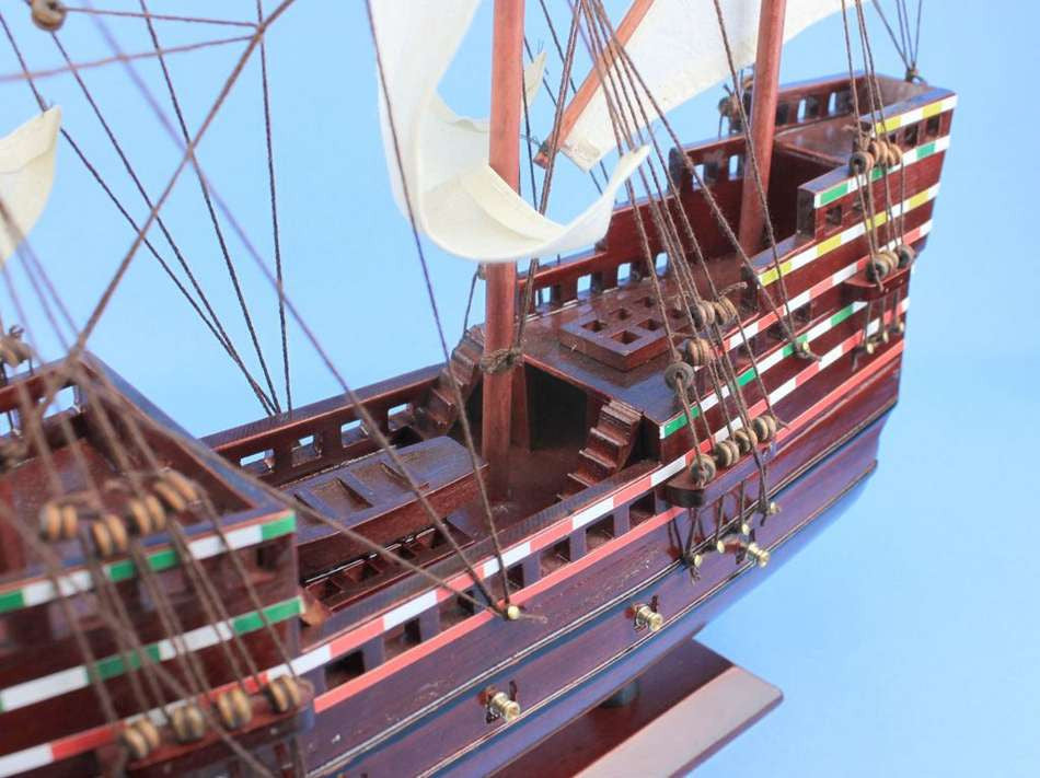 Wooden Mayflower Tall Model Ship 20"