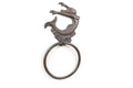 Cast Iron Decorative Arching Mermaid Towel Holder 9"