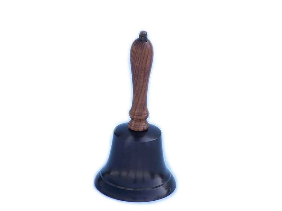 Bronze Hand Bell 9"
