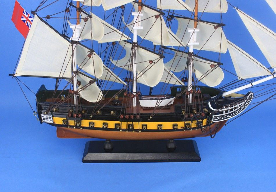 Wooden HMS Surprise Master and Commander Model Ship 24"