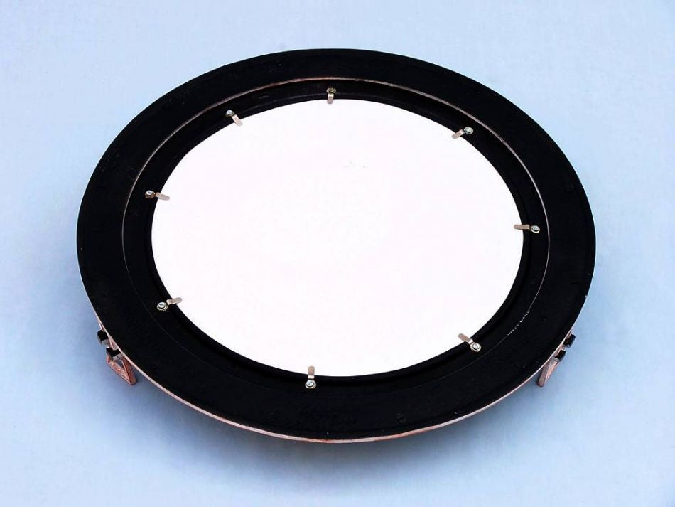 Rustic White Aluminum Deluxe Class Decorative Ship Porthole Window 20"