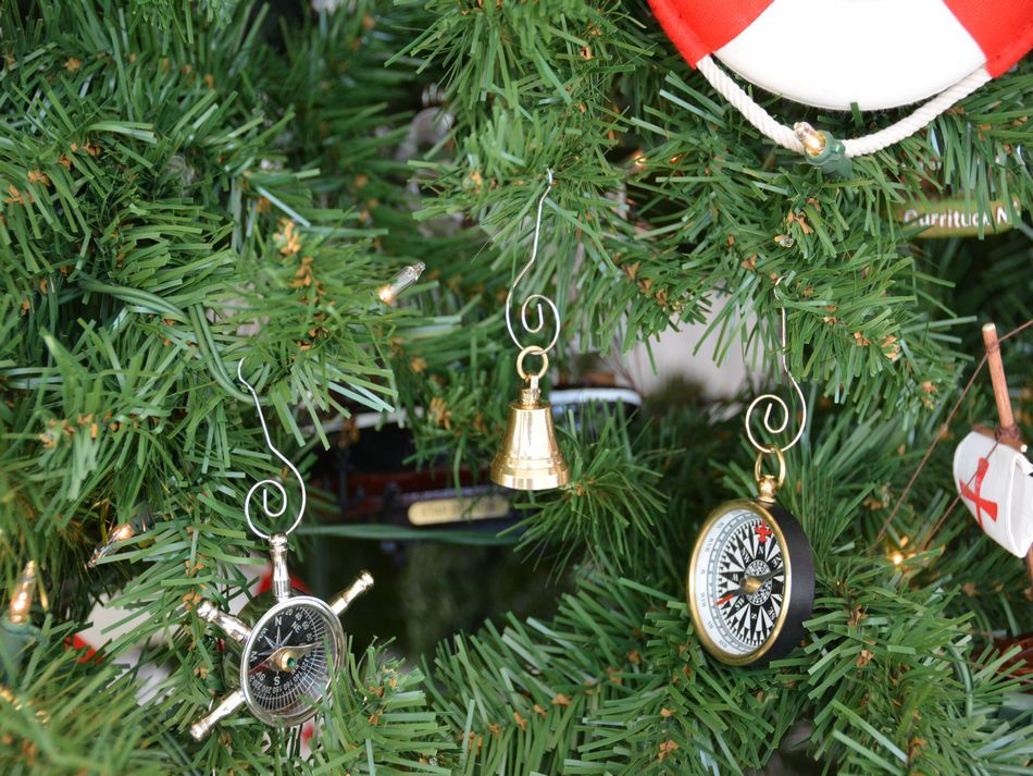 Brass Bell Christmas Tree Ornament