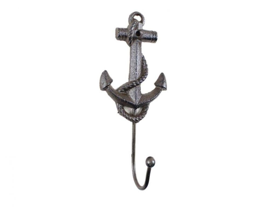 Cast Iron Anchor Hook 7"