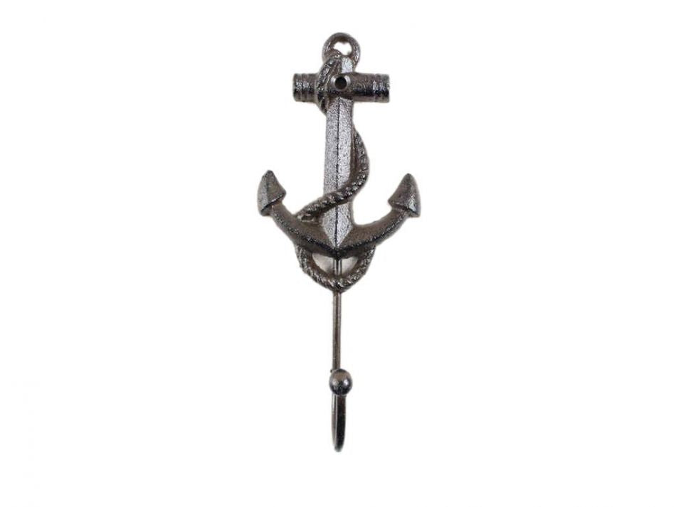 Cast Iron Anchor Hook 7"