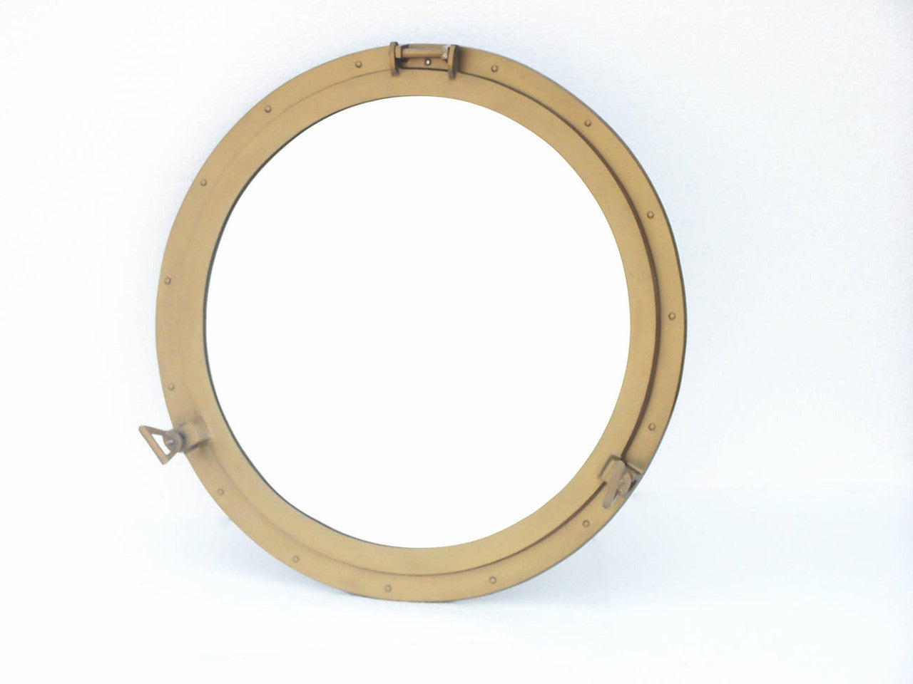 Deluxe Class Antique Brass Decorative Ship Porthole Window 30"
