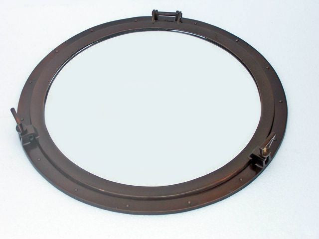 Deluxe Class Antique Copper Decorative Ship Porthole Window 30"