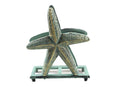 Antique Bronze Cast Iron Starfish Napkin Holder 6"