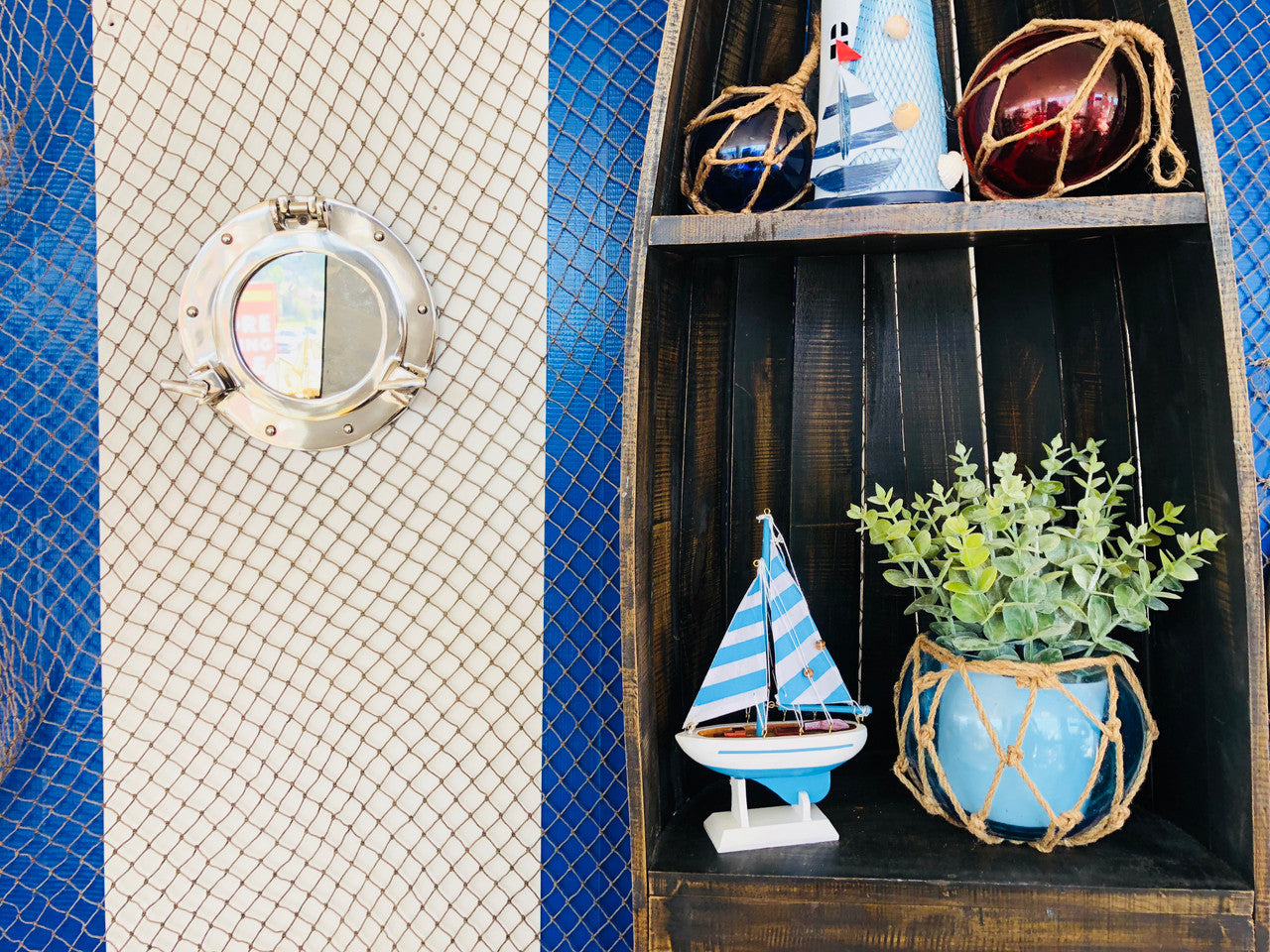 Chrome Decorative Ship Porthole Mirror 8"