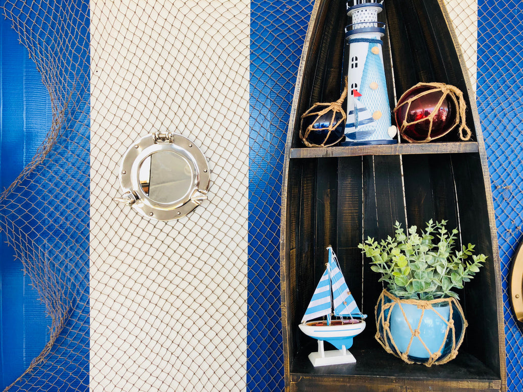 Chrome Decorative Ship Porthole Mirror 8"