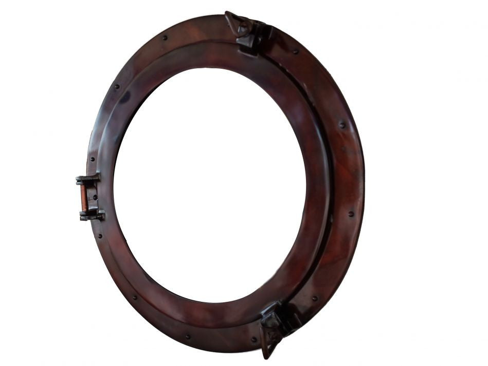 Antique Copper Decorative Ship Porthole Window 20"