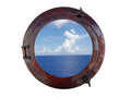 Antique Copper Decorative Ship Porthole Window 20"