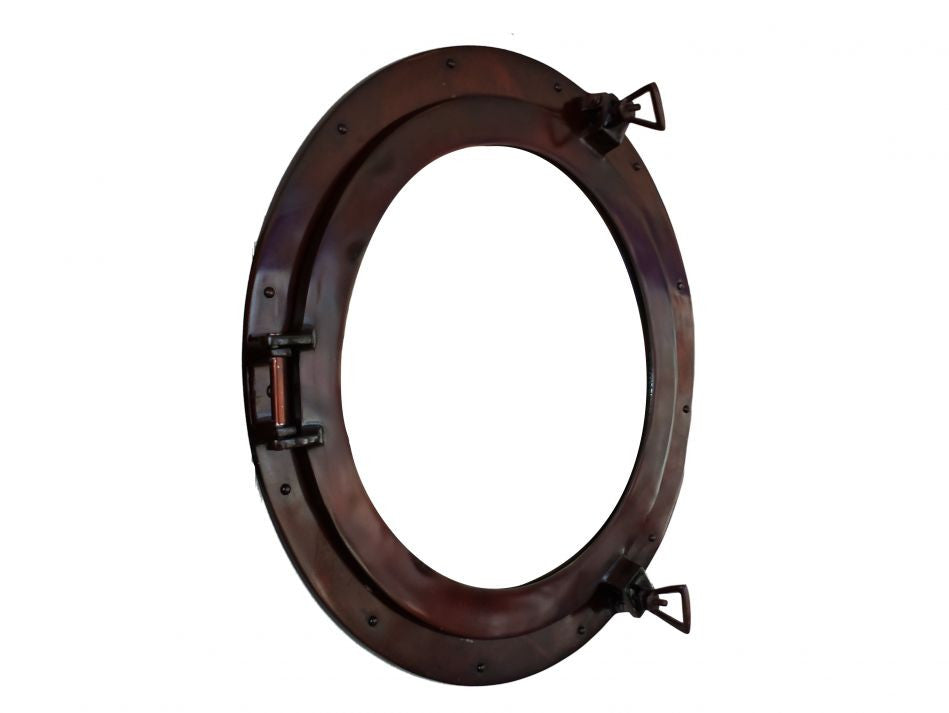 Antique Copper Decorative Ship Porthole Window 20"