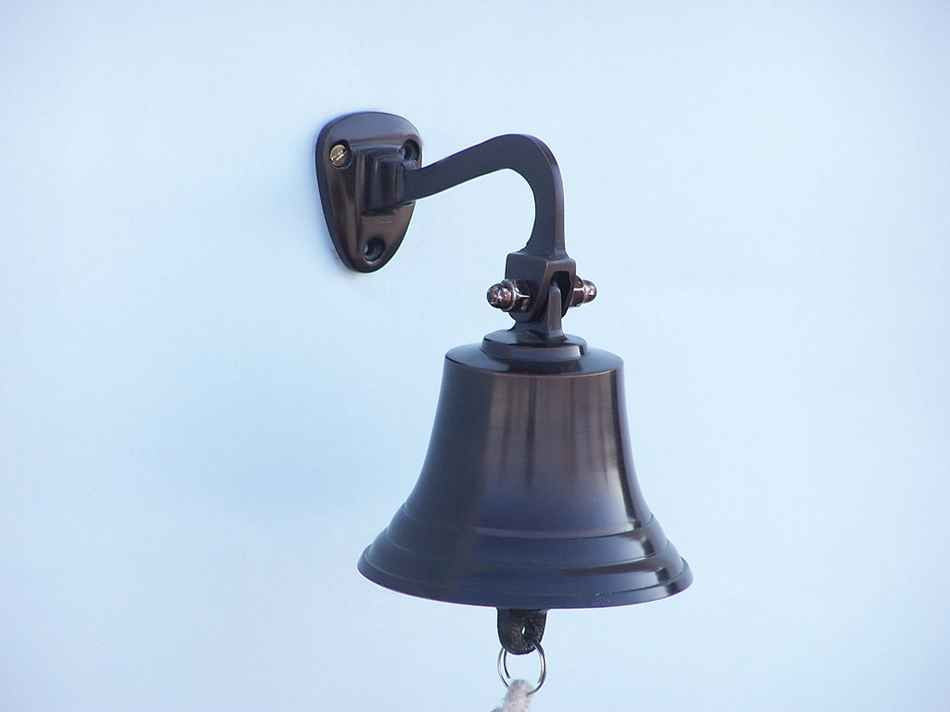 Bronze Hanging Ship's Bell 6"