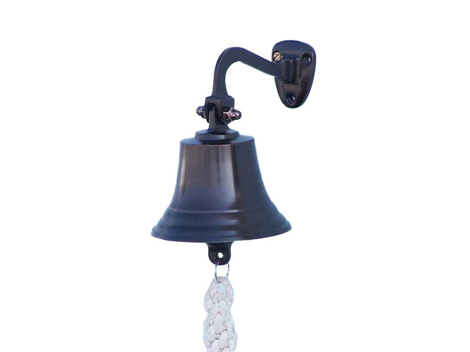 Bronze Hanging Ship's Bell 6"